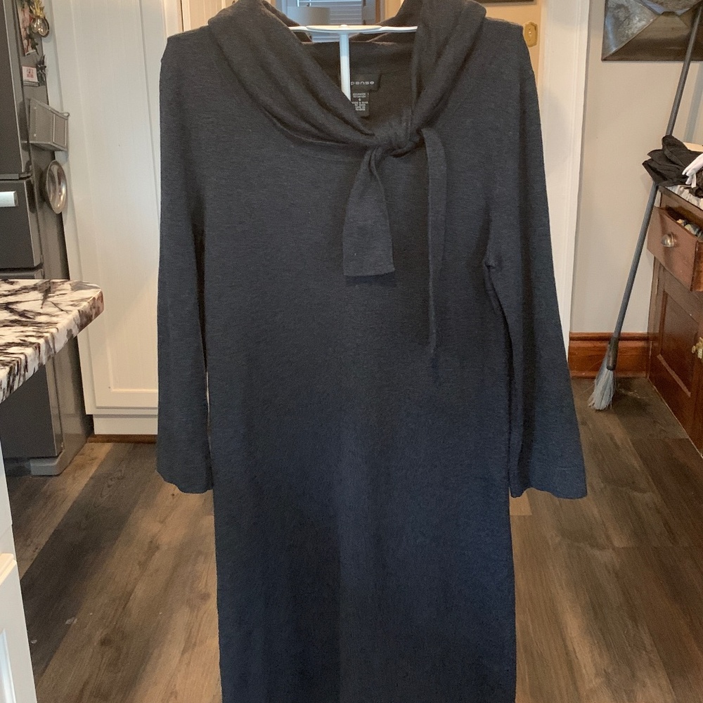 Spense dark grey front tie dress. Don’t think I ever wore it.